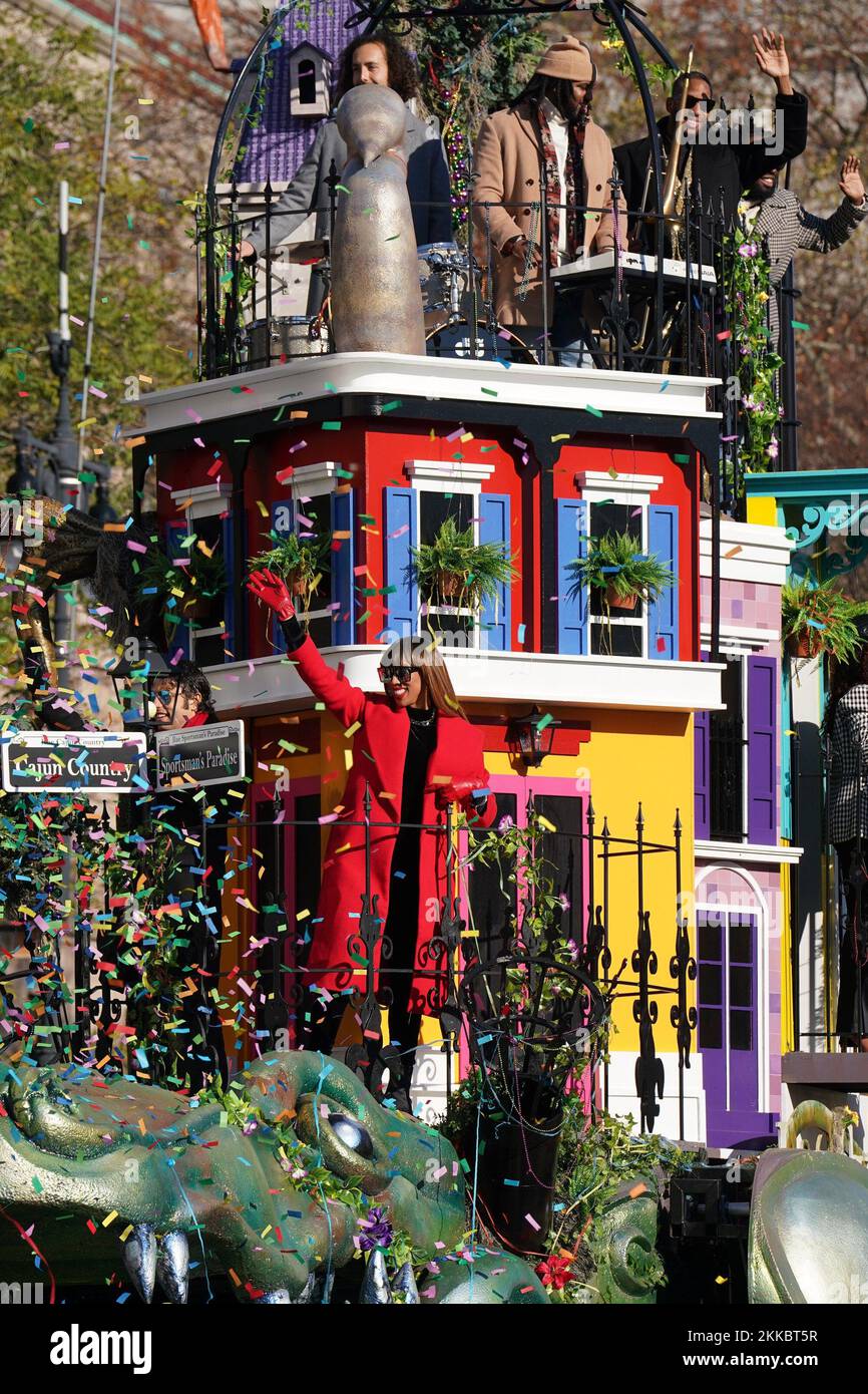 New York, New York, USA. 24.. November 2022. Trombone Shorty in Anwesenheit für Macy's Thanksgiving Day Parade, Midtown Manhattan, New York, NY, 24. November 2022. Kredit: Kristin Callahan/Everett Collection/Alamy Live News Stockfoto