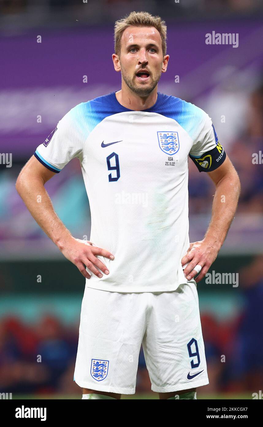 Al-Khor, Katar, 25.. November 2022. Harry Kane aus England während des Spiels der FIFA-Weltmeisterschaft 2022 im Al Bayt Stadium, Al Khor. Der Bildausdruck sollte lauten: David Klein/Sportimage Stockfoto