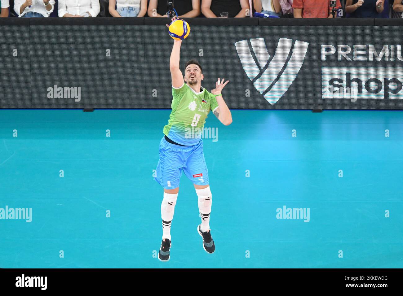Dejan Vincic (Slowenien). Volleyball-Weltmeisterschaft 2022. Viertelfinale Stockfoto
