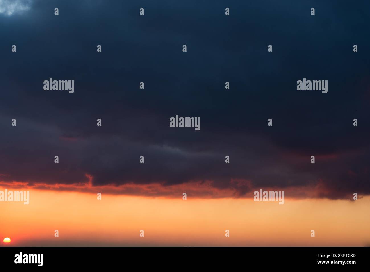 Abend Wolken in Istanbul Stockfoto
