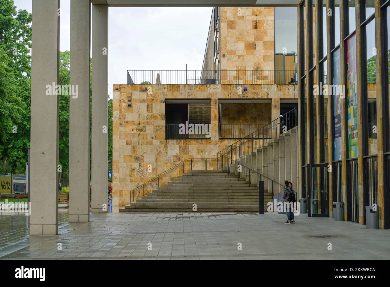 RheinMain CongressCenter RMCC, Friedrich-Ebert-Allee, Wiesbaden, Hessen, Deutschland, Europa Stockfoto