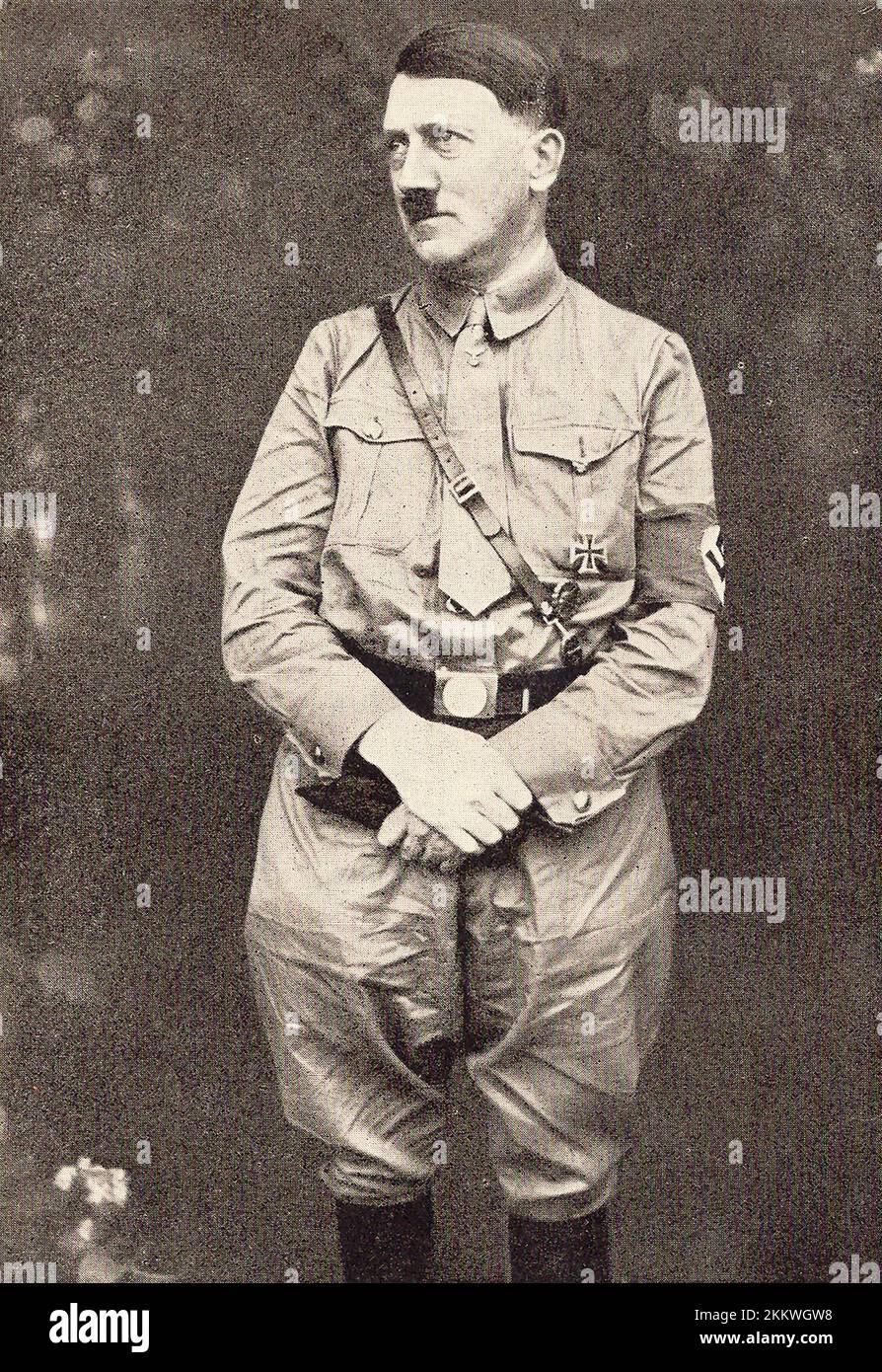 Adolf Hitler in den 1930er. Stockfoto
