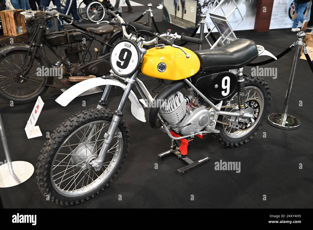 AJS Trail Bike. Stockfoto