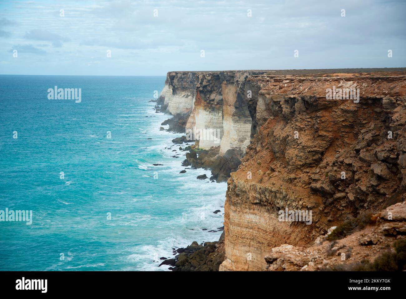 Bunda Cliffs - Nullarbor National Park - Australien Stockfoto