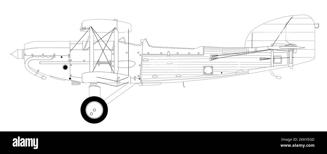 Fairey IIIF Mk IIIM Stockfoto