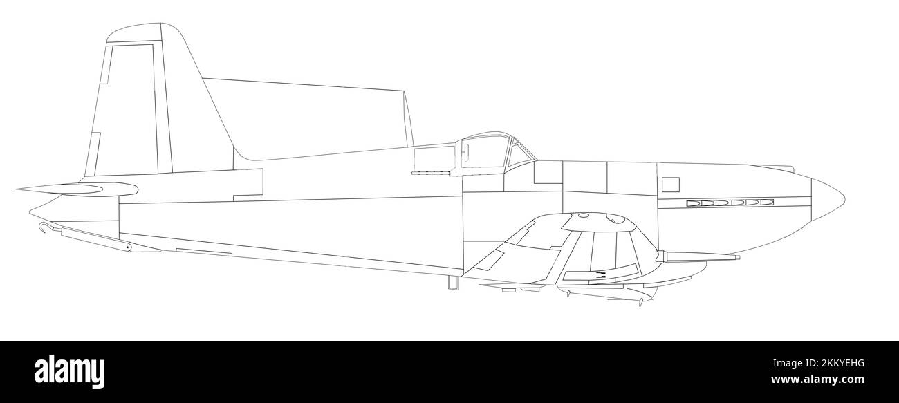 Blackburn Firebrand TF Mk II Stockfoto