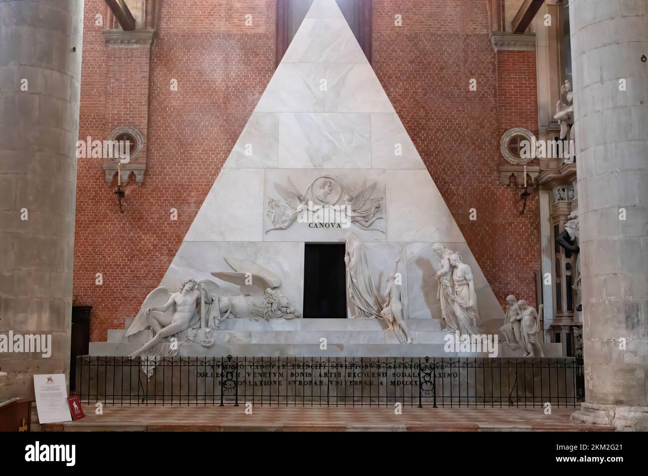 Mausoleum von Antonio Canova in Venedig Stockfoto