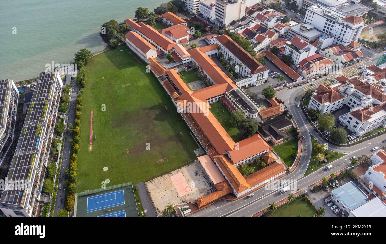Kloster Light Street School, Penang, Malaysia Stockfoto