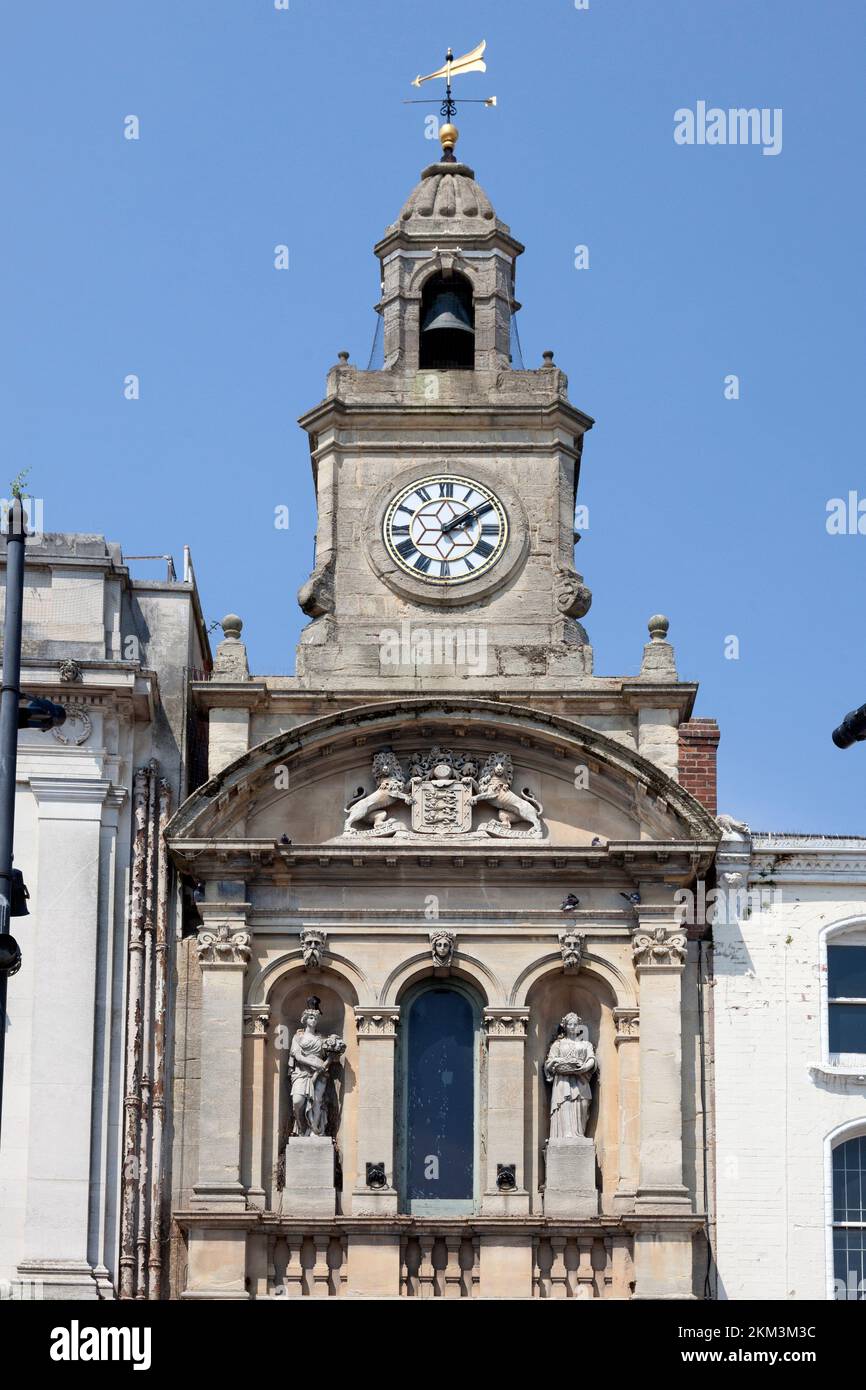 Die Markthalle, High Town, Hereford, Herefordshire Stockfoto