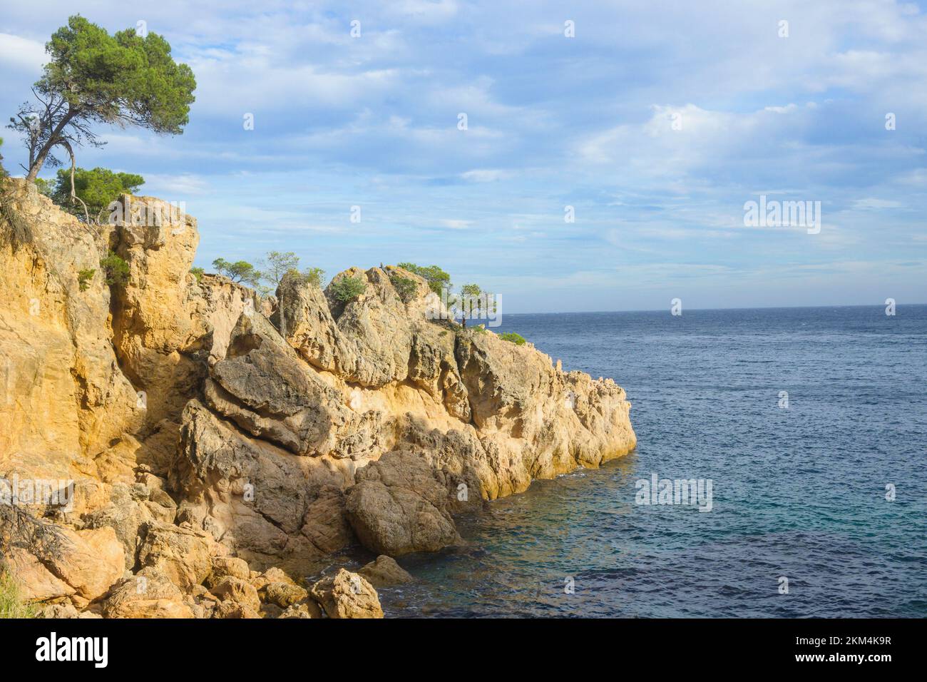 Golflet Bay von Calella de Palafrugell Catalunya Spanien Stockfoto