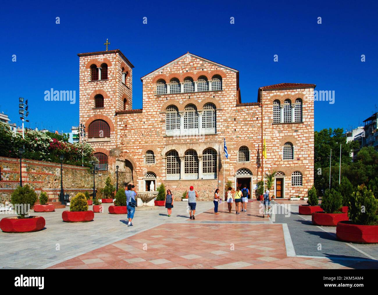 Kirche Hagios Demetrios in Thessaloniki, Griechenland. Stockfoto