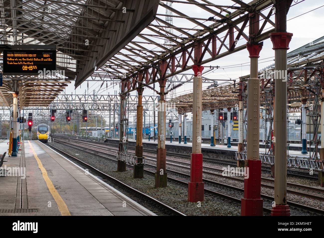 Bahnhof Crewe, Cheshire, England, UK Stockfoto