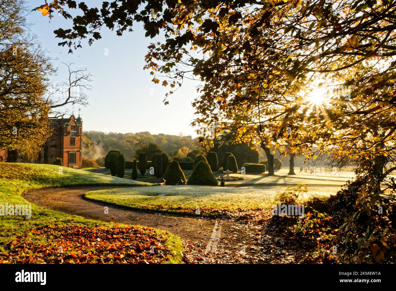 Keele Hall Universität Stockfoto