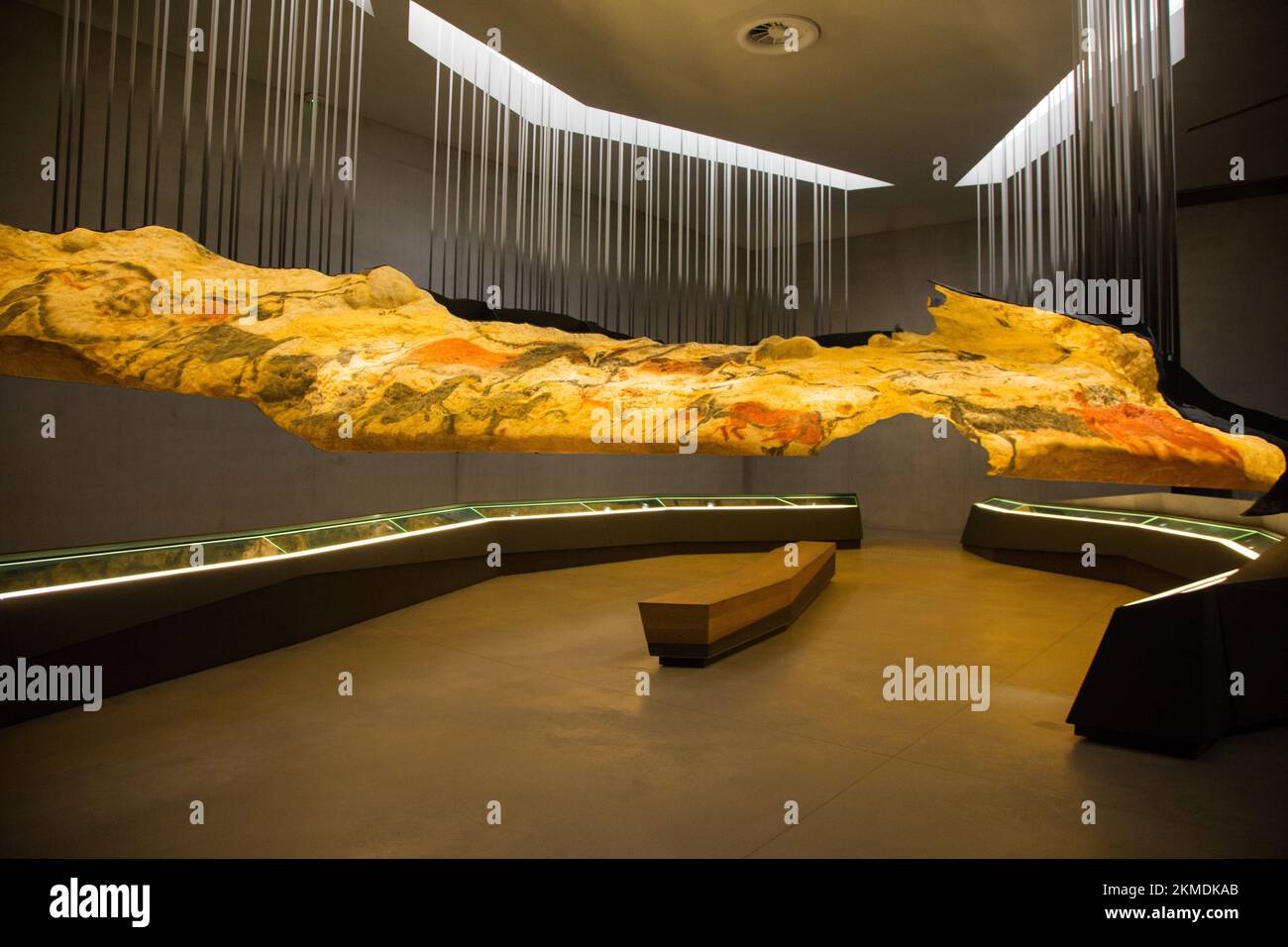 FRANKREICH, DORDOGNE, PERIGORD NOIR, Lascaux IV Center International d'Art parietal ist die vollständige und unveröffentlichte Nachbildung der Höhle und 6 Ausstellung r Stockfoto