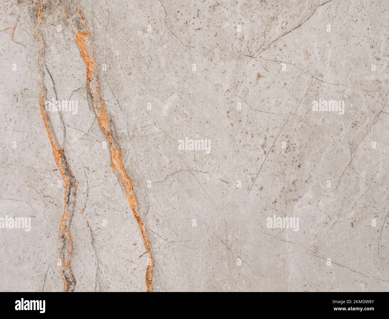 Textur aus weißem, grauem Marmor mit braunen und grauen Venen. Der Mineral-Schnitt. Kann als Hintergrund verwendet werden. Stockfoto