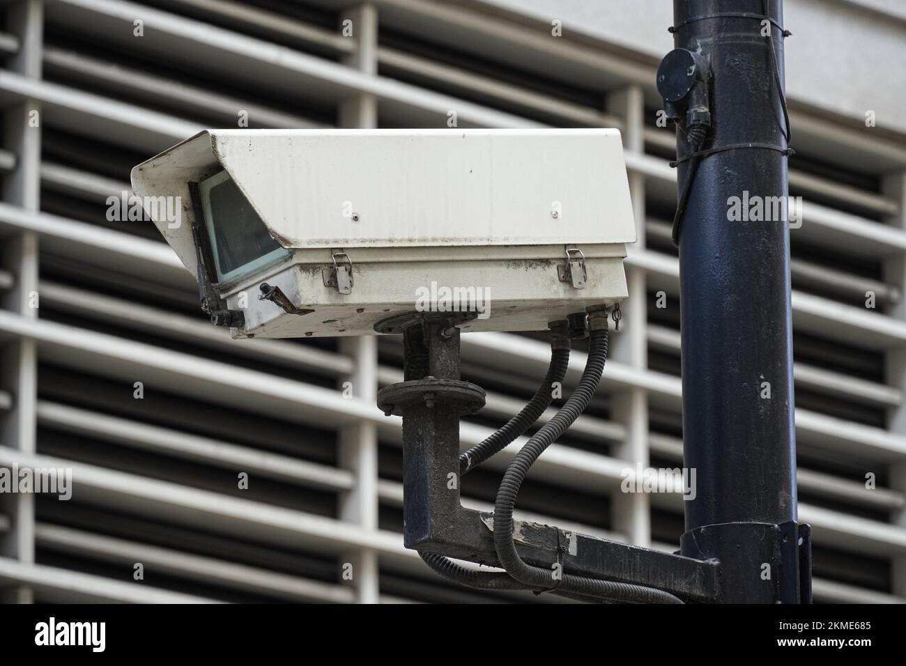 CCTV-Überwachungskamera, London England Großbritannien Stockfoto