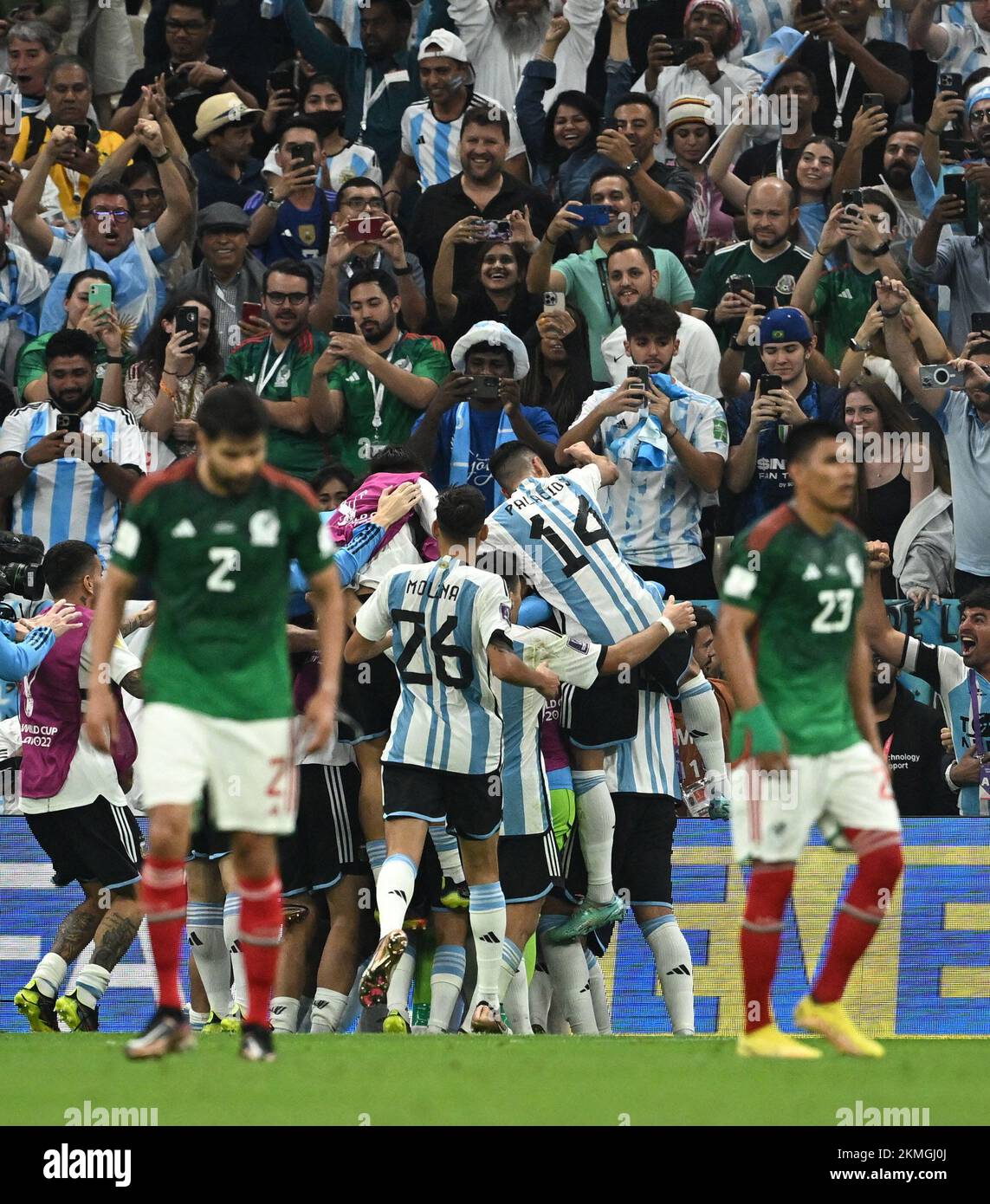 Tabelle: Argentinien Nationalmannschaft Gegen Mexiko Nationalmannschaft Fußball - FIFA-Weltmeisterschaft Katar 2022 - Gruppe C - Argentinien