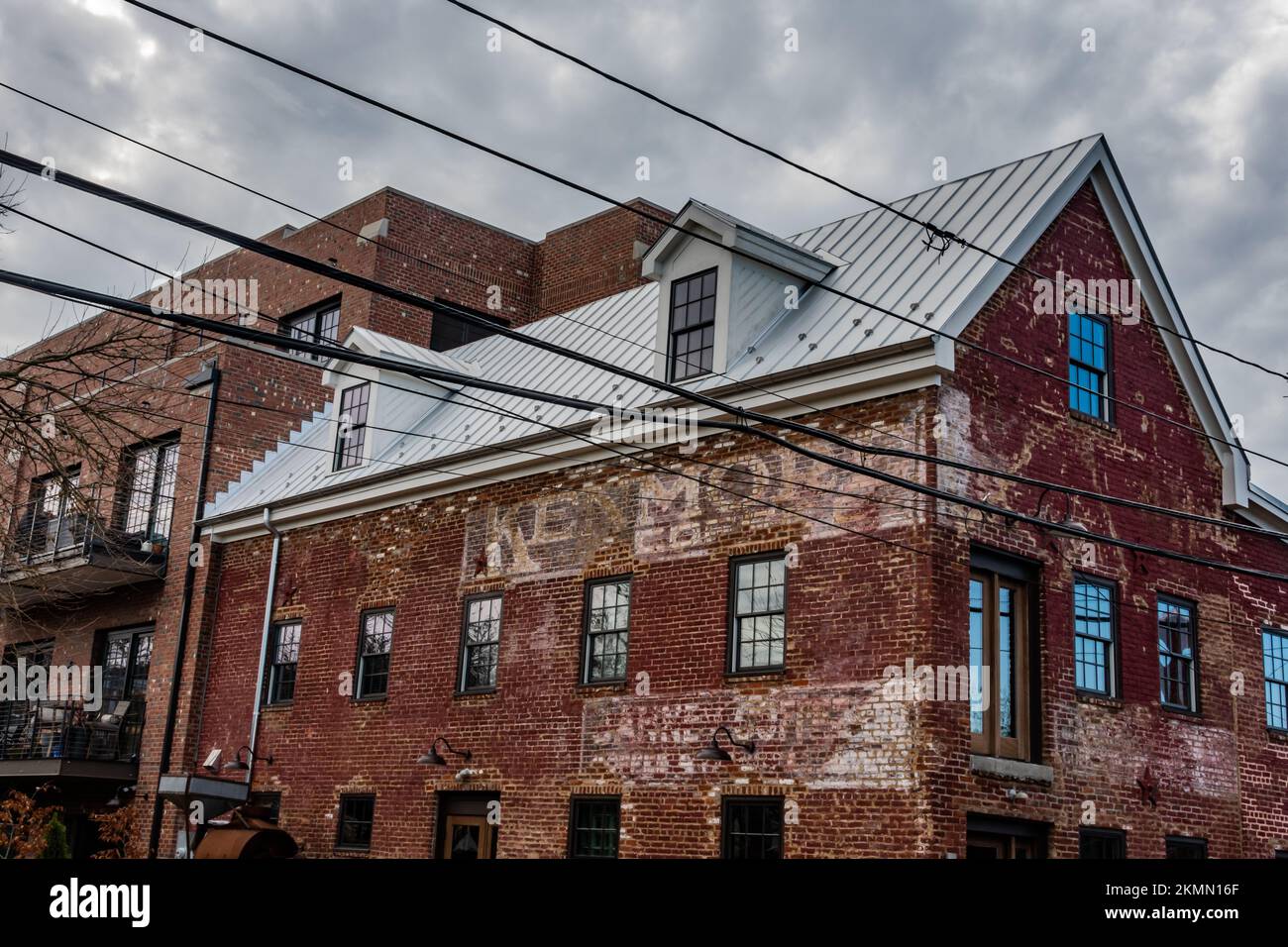 Historisches Gebäude, Fredericksburg, Virginia, USA, Fredericksburg, Virginia Stockfoto