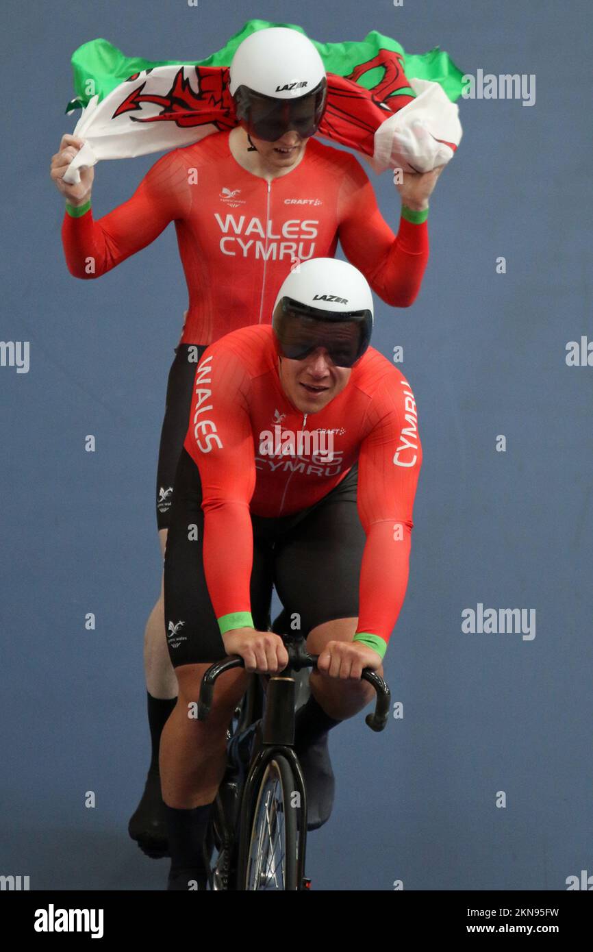 James BALL of Wales gewinnt zusammen mit seinem Piloten Matt Rotherham ...