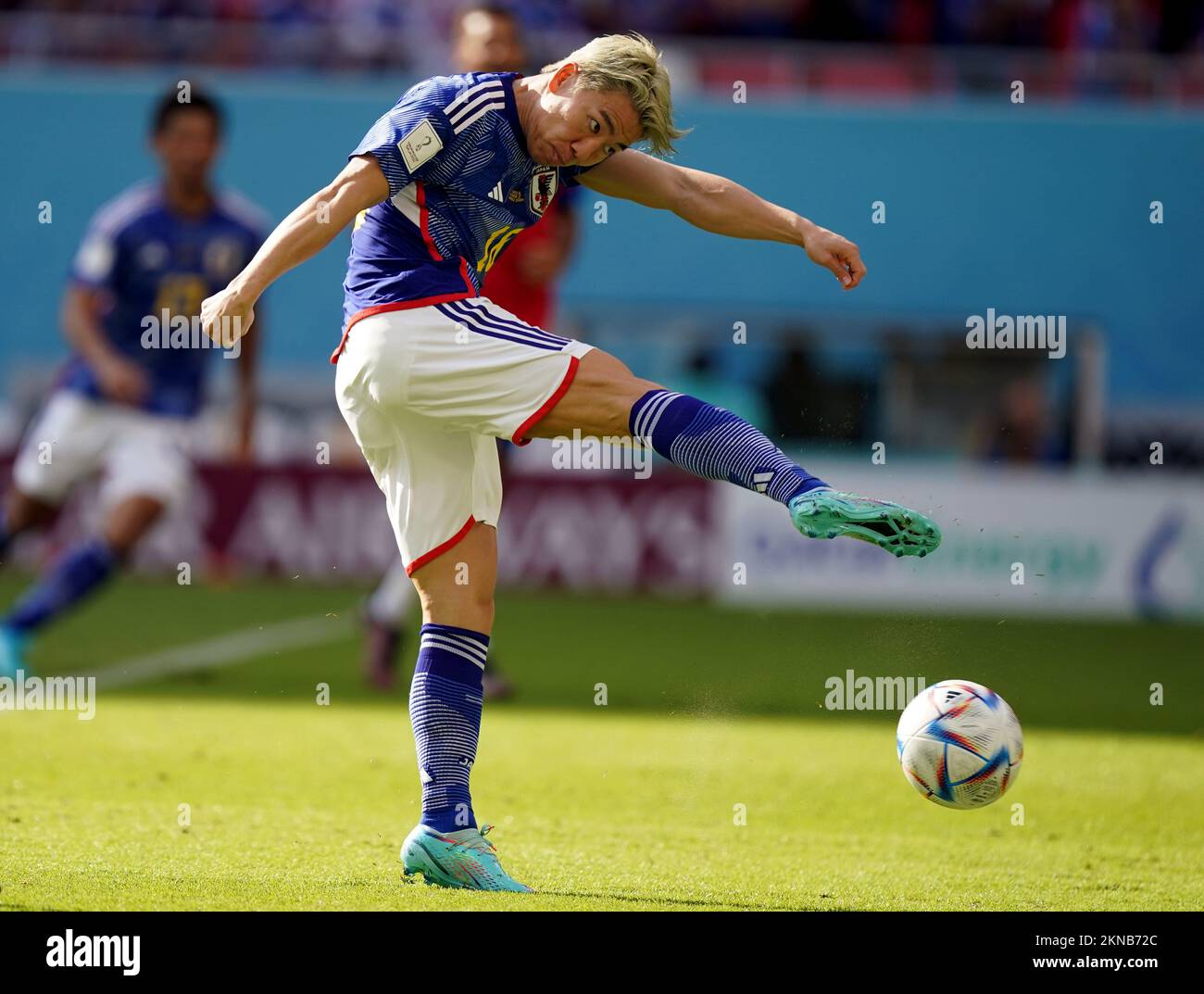 Japanische Takuma Asano während des Gruppenspiels der FIFA