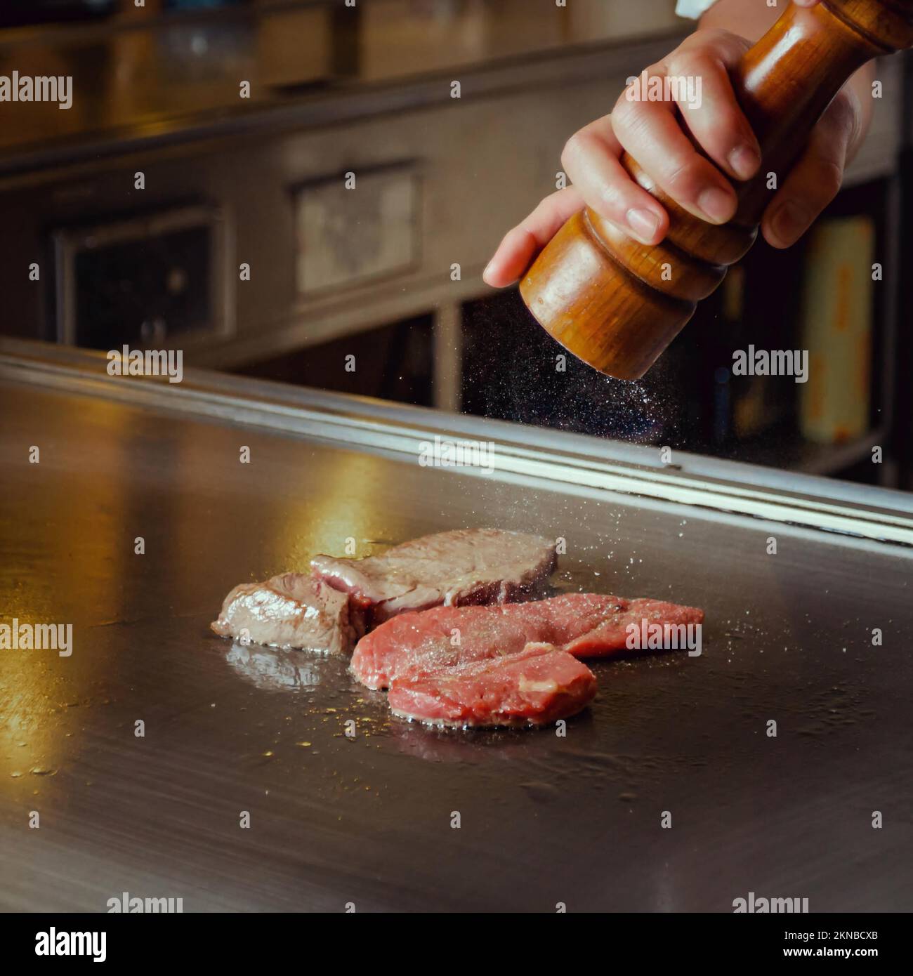Steak-Barbecue Stockfoto