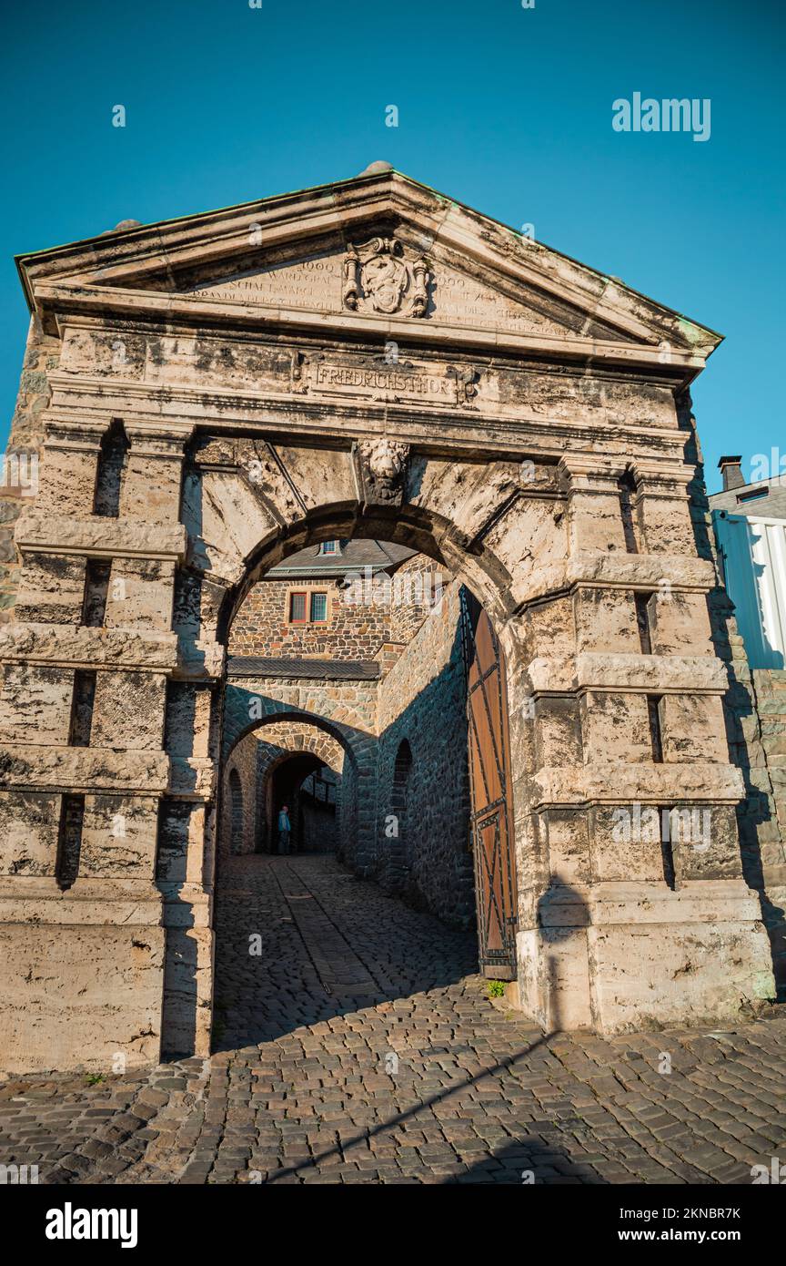 Schloss Altena „Burg Altena“ in Sauerland Deutschland Stockfoto