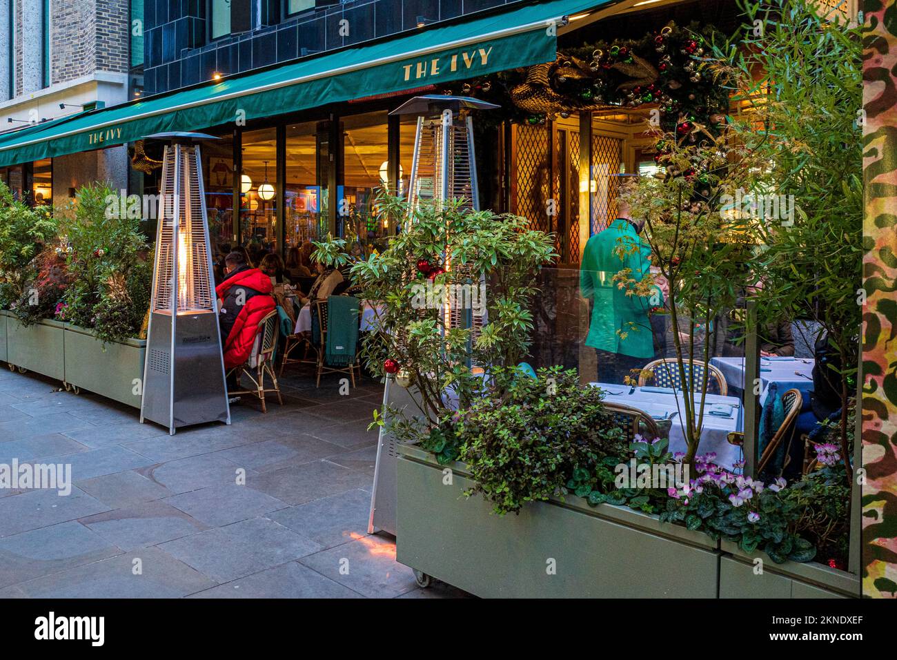 The Ivy Soho Brasserie - das Ivy Restaurant in der Broadwick Street Soho Central London Stockfoto