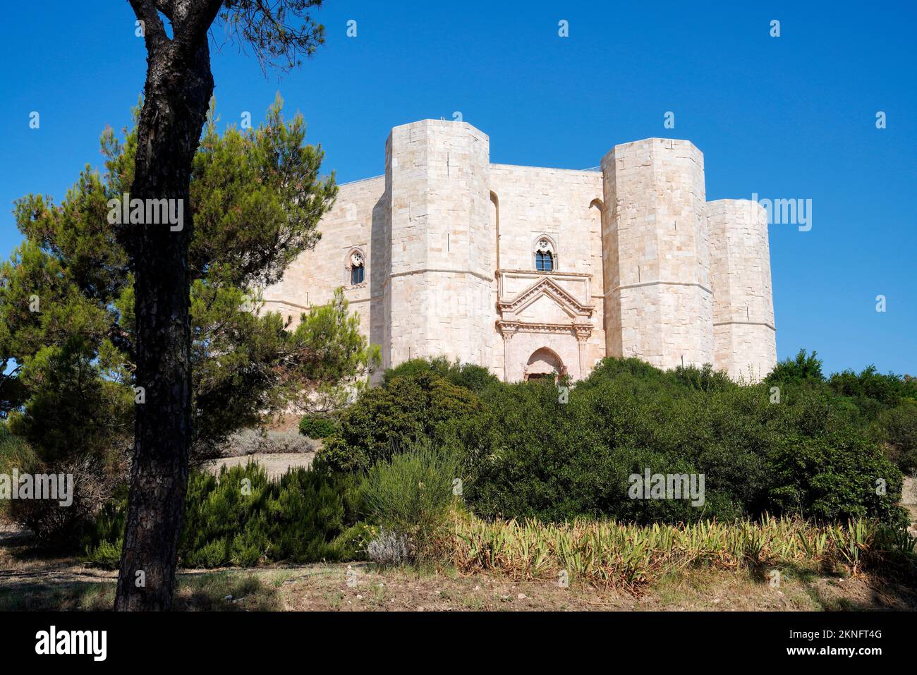 Schloss, Castel del Monte, Stauferkaiser, Frederick II, Apulien, Italien Stockfoto