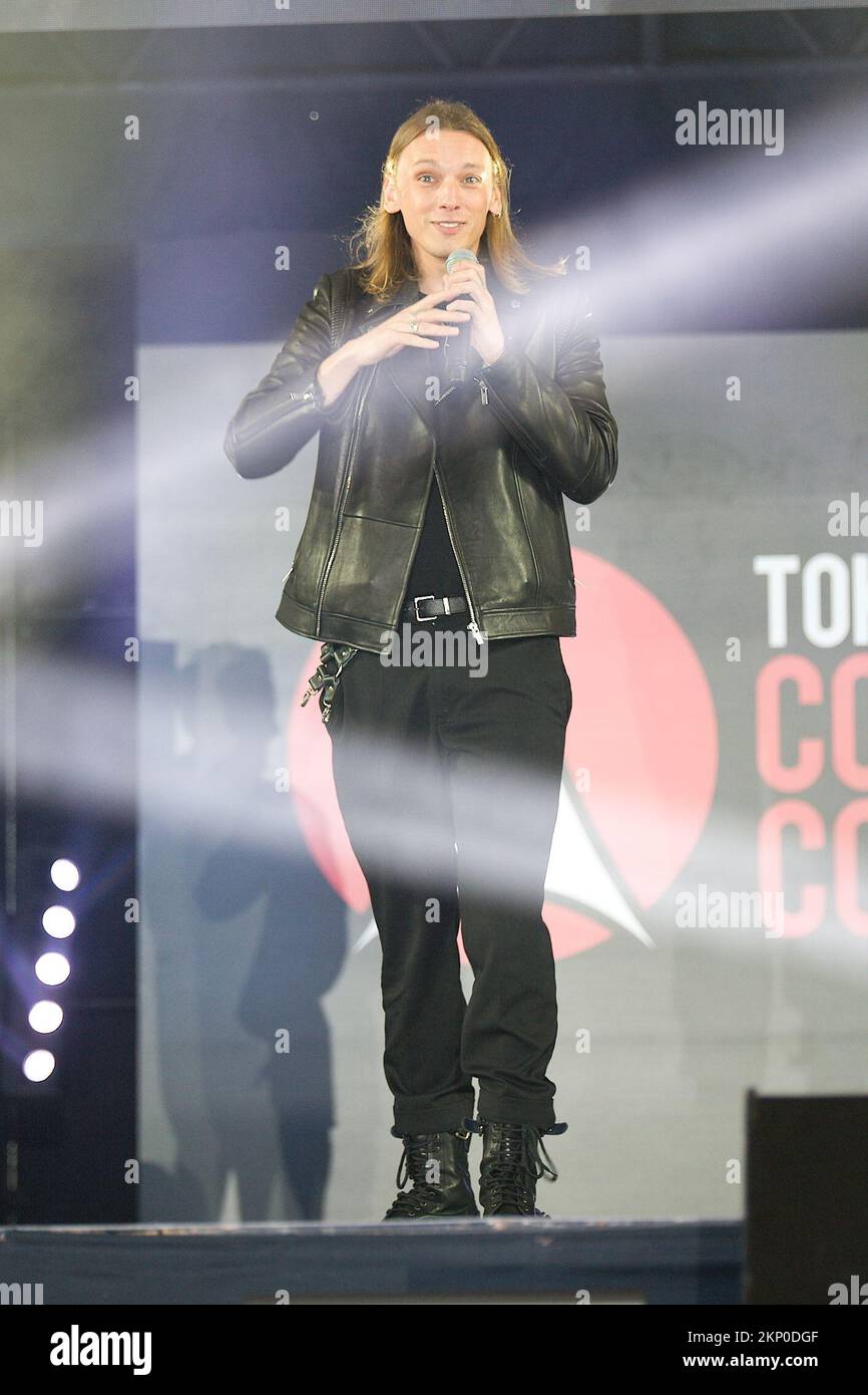 Chiba, Japan. 25.. November 2022. Jamie Campbell Bower, 25. November 2022 - Veranstaltung : Tokyo Comic Con 2022 auf der Makuhari Messe in Chiba, Japan. Kredit: Michael Steinebach/AFLO/Alamy Live News Stockfoto