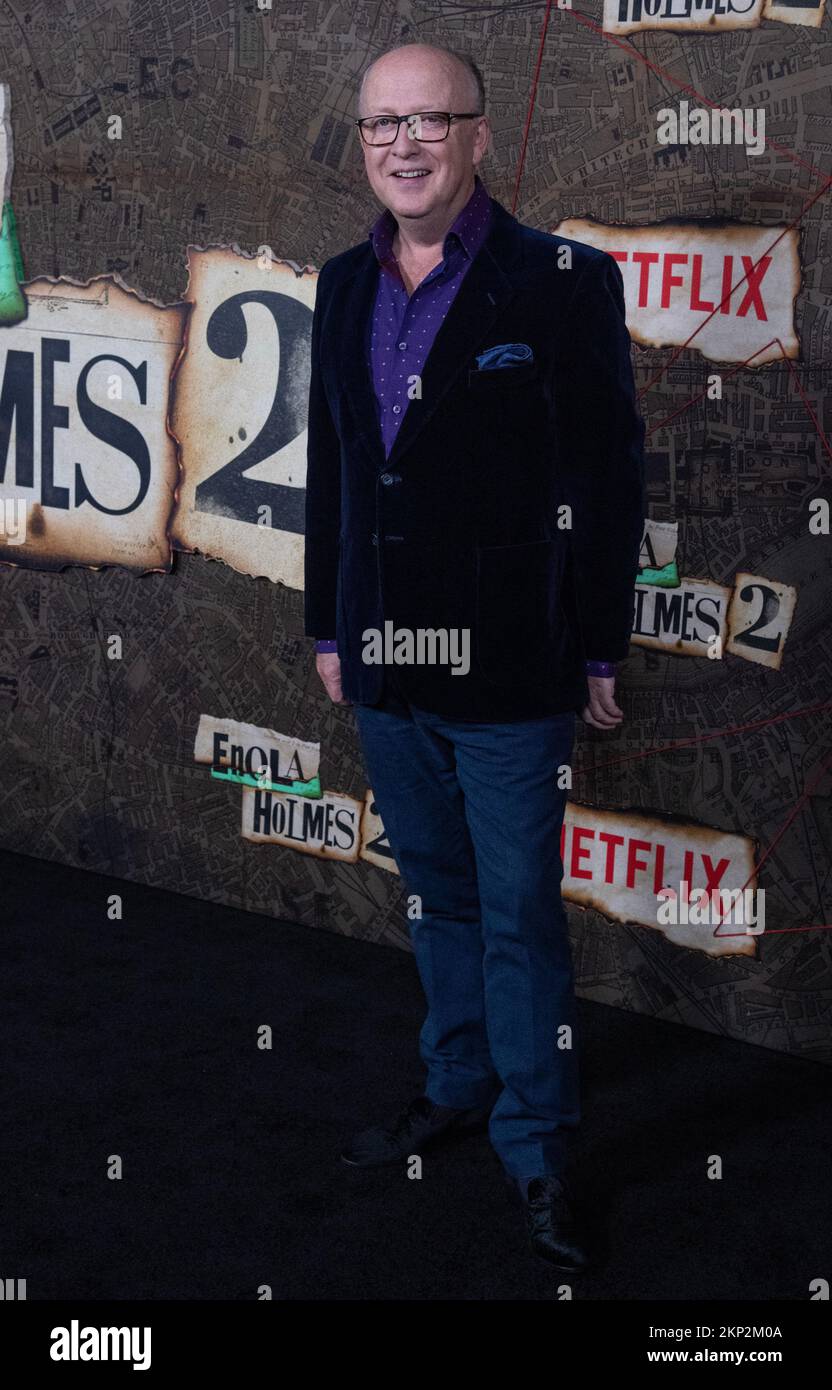 Harry Bradbeer nimmt am 27. Oktober 2022 an der Premiere von Enola Holmes 2 von Netflix im Paris Theater in New York Teil Stockfoto