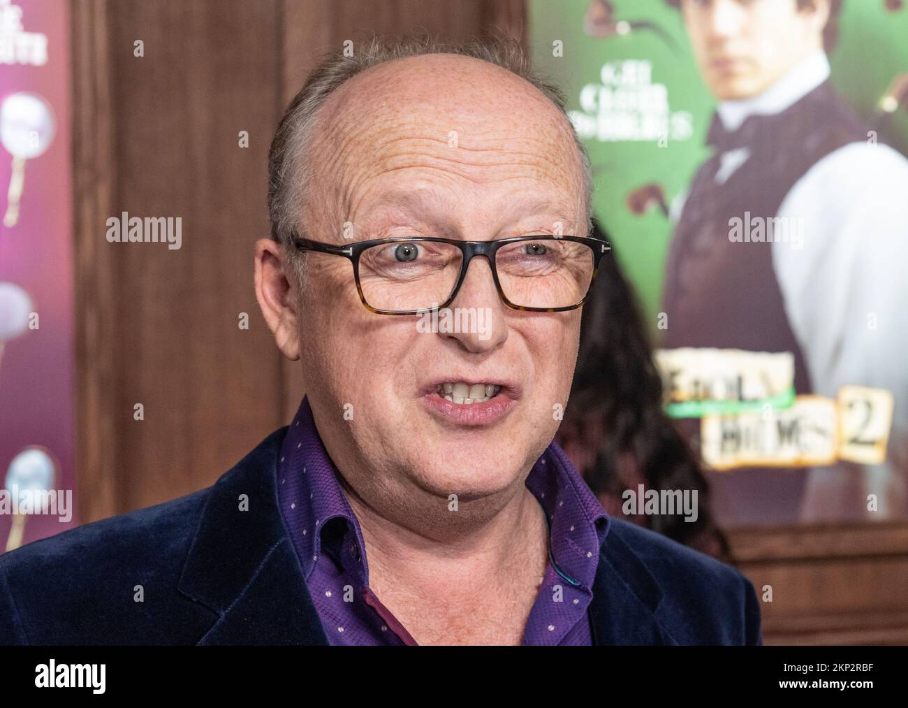 Harry Bradbeer nimmt am 27. Oktober 2022 an der Premiere von Enola Holmes 2 von Netflix im Paris Theater in New York Teil Stockfoto