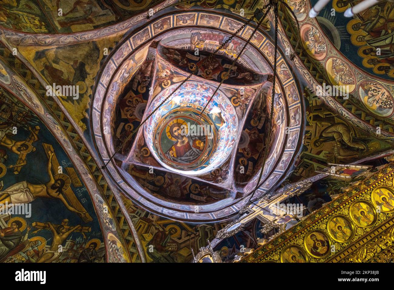 Kloster Moldawien, UNESCO-Weltkulturerbe als eine der bemalten Kirchen von Moldawien, Rumänien Stockfoto