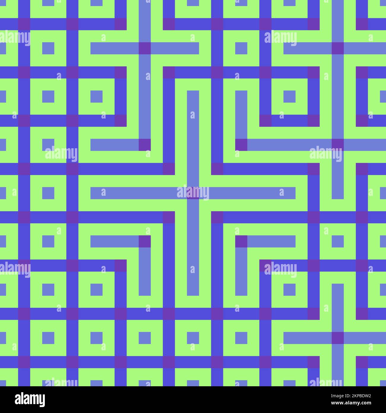 Abstrakte Linie Labyrinth generative Kunst Hintergrund Kunst Illustration Stock Vektor
