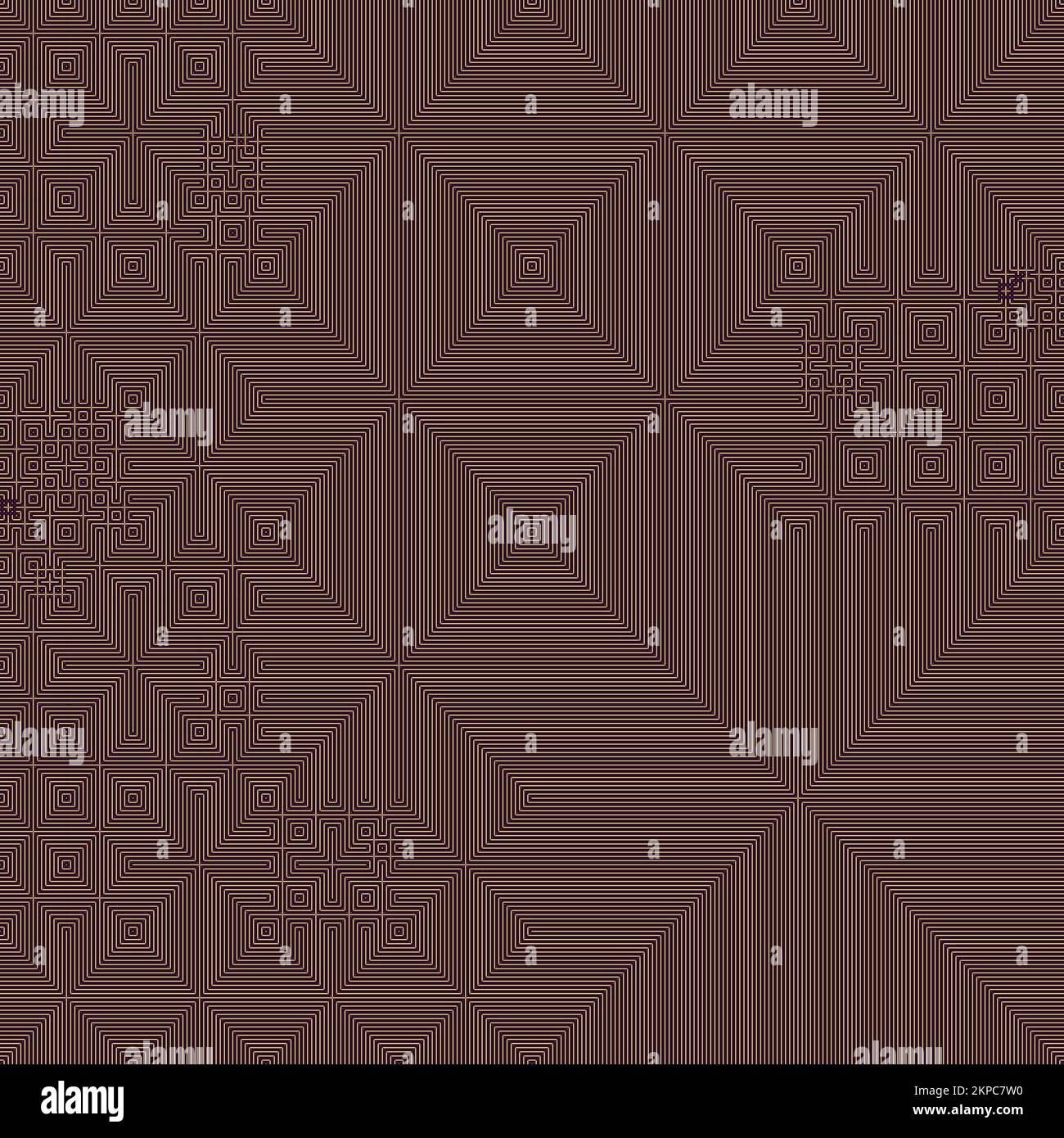 Abstrakte Linie Labyrinth generative Kunst Hintergrund Kunst Illustration Stock Vektor