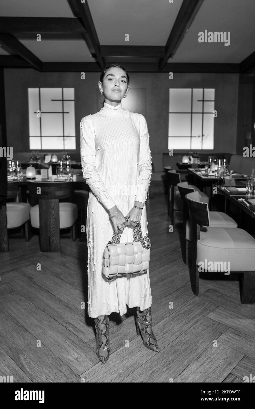 Morena Grieco Abend anlässlich des 20.. Jahrestags von Armanis Restaurant Nobu Milano Mailand, Italien 23.. November 2022 © SGP *nicht exklusiv Stockfoto