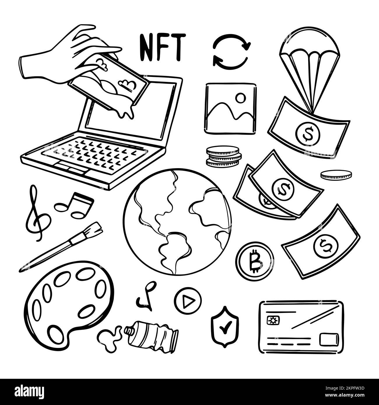 Nft kaufen Schwarzweiß-Stockfotos und -bilder - Alamy