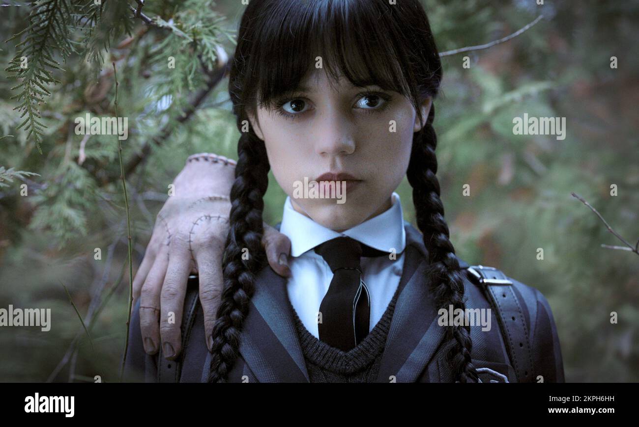 Mittwoch, Jenna Ortega Stockfoto