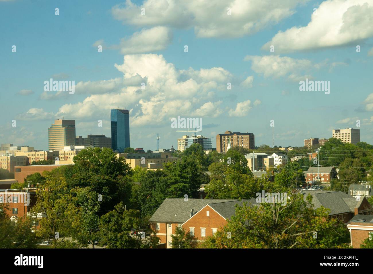 Skyline Von Lexington Kentucky Stockfoto