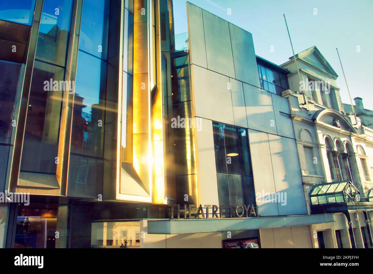 Theater Royal Fassade Glasgow Schild Stockfoto