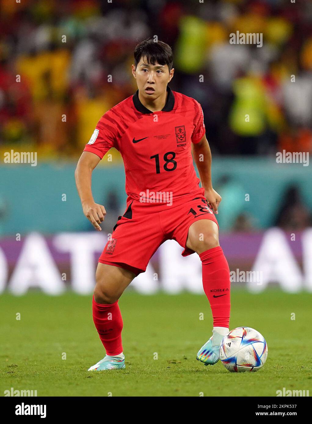 Lee Kangin aus Südkorea während des Spiels der Gruppe H der FIFA