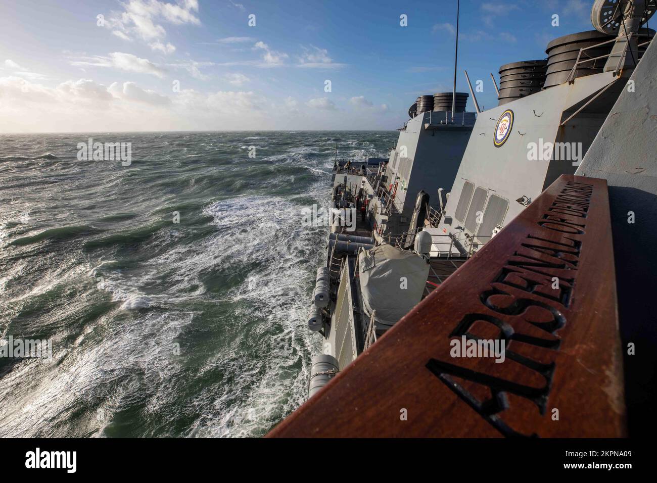 NORDSEE (1. November 2022) der ArleighBurkeClass GuidedMissile