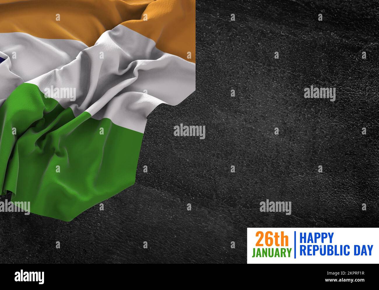 Glücklicher Tag der Republik Indien Stockfoto