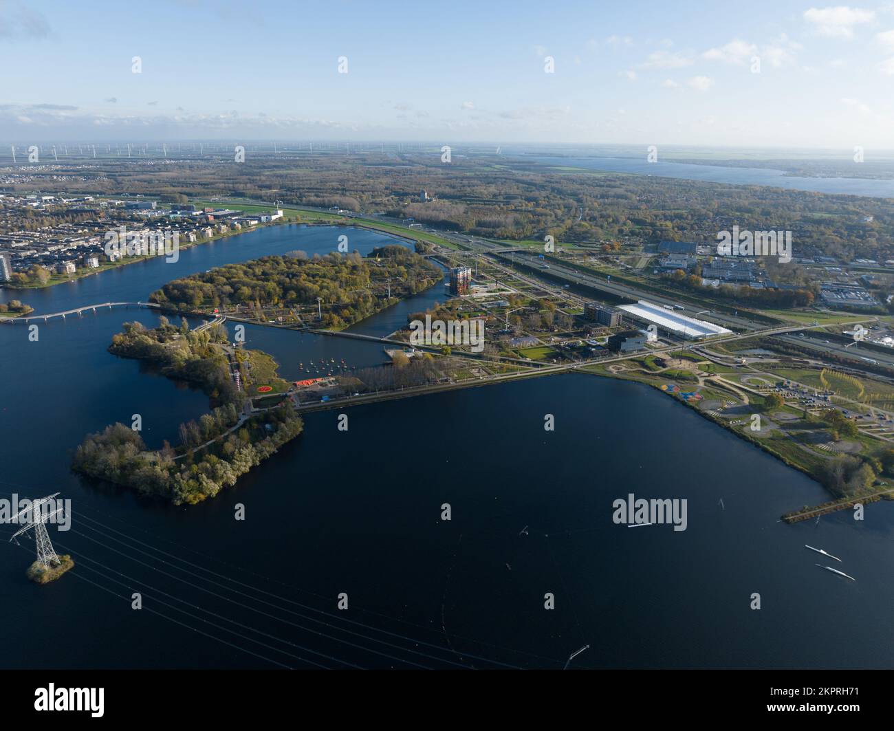 Almere, 16.. November 2022, Niederlande. Gartenausstellung Floriade in der niederländischen Stadt Almere seit 1960 einmal alle zehn Jahre. Welt Stockfoto