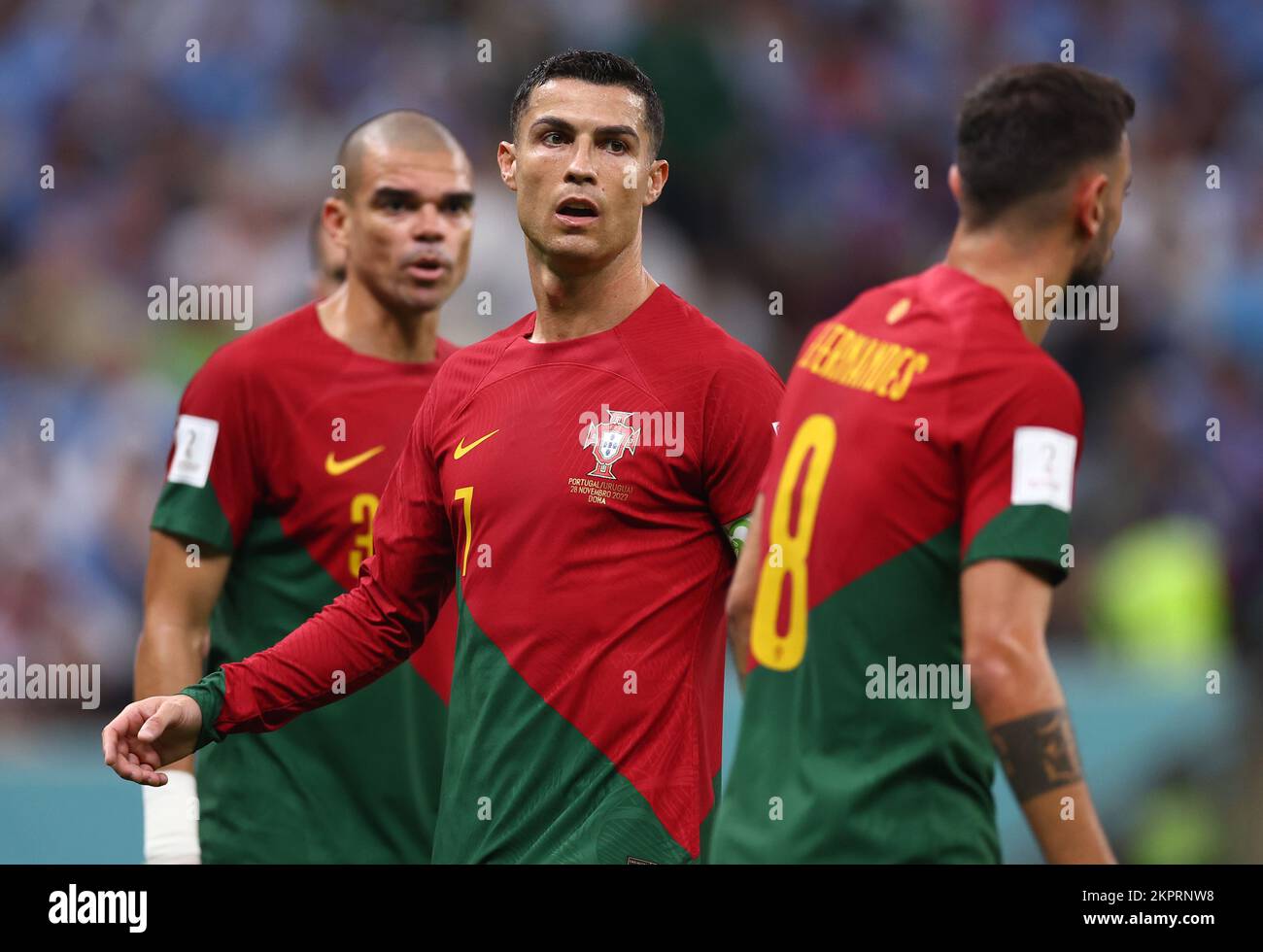 Doha, Katar, 28.. November 2022. Cristiano Ronaldo von Portugal während des Spiels der FIFA-Weltmeisterschaft 2022 im Lusail-Stadion in Doha. Der Bildausdruck sollte lauten: David Klein/Sportimage Stockfoto