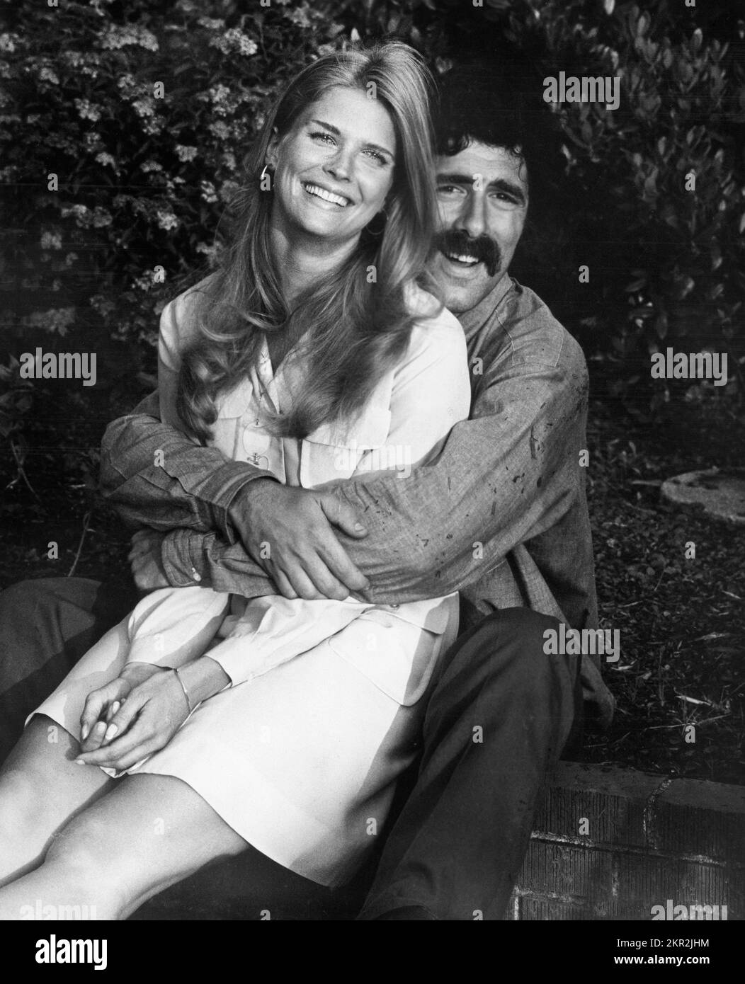 Candice Bergen, Elliott Gould, am Set des Films, „Getting Straight“, Columbia Pictures, 1970 Stockfoto