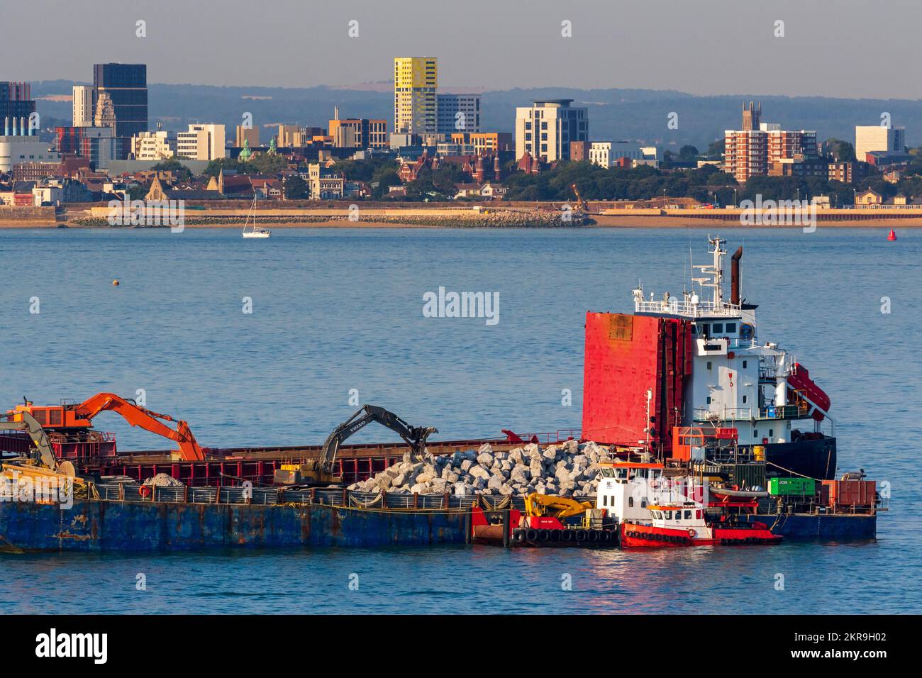 Schiff, Portsmouth, Hampshire, England, Vereinigtes Königreich Stockfoto