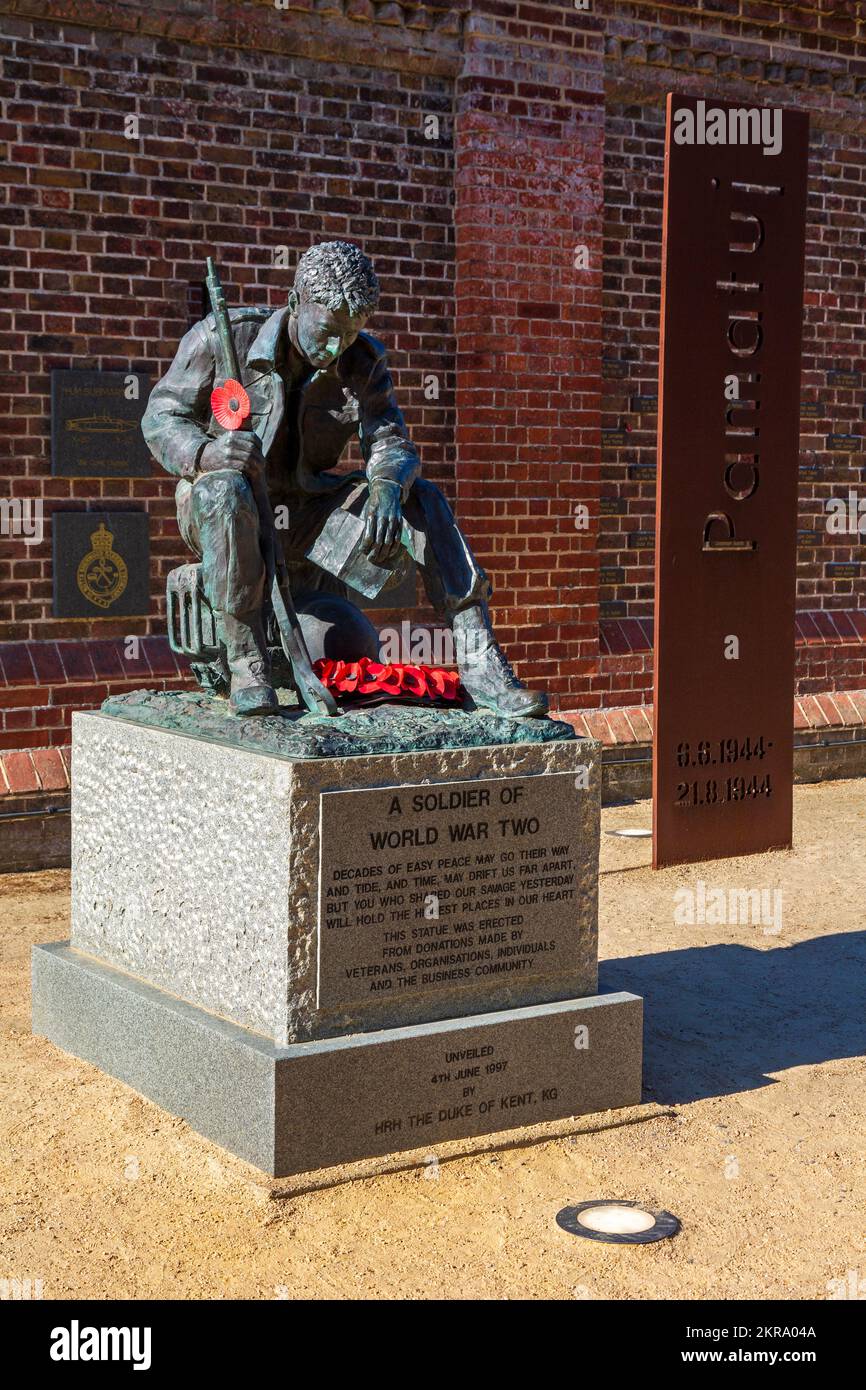 Soldier's Monument, Southsea, Portsmouth, Hampshire, England, Großbritannien Stockfoto