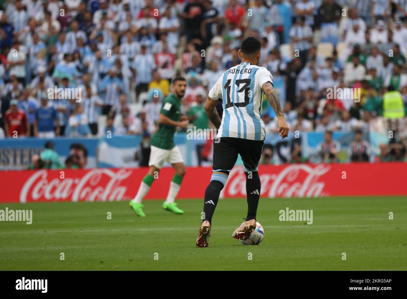 Doha, Katar. FIFA-Weltmeisterschaftsspiel 8 Argentinien gegen Saudi-Arabien. 22.. November 2022 Stockfoto