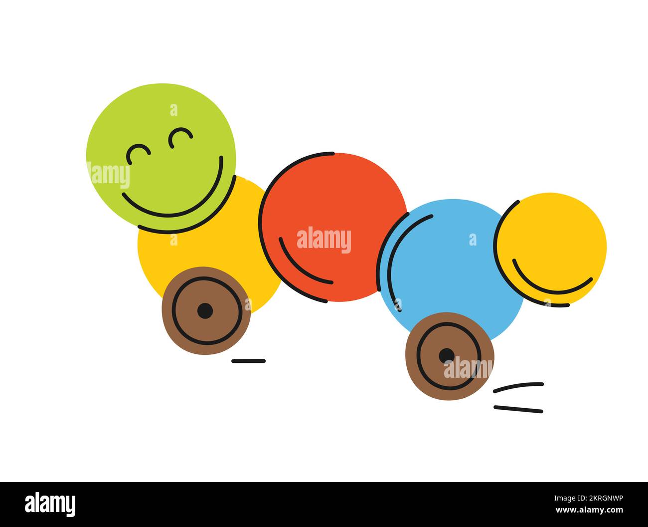 Raupenzeichen und logo Stock-Vektorgrafiken kaufen - Alamy