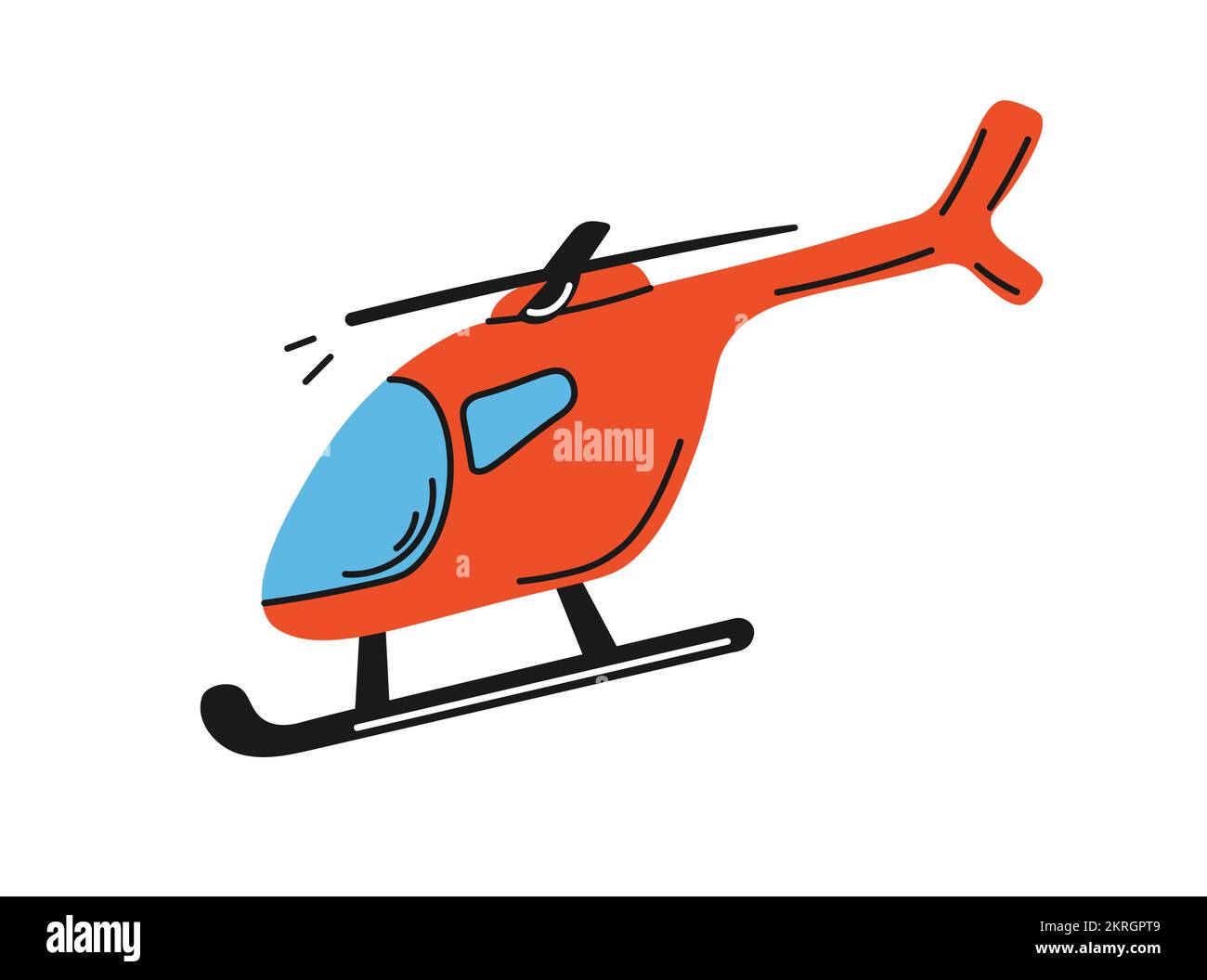 Leuchtendes Helikopter-Symbol Stock Vektor